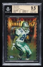 1997 Topps Finest Embossed Refractor Emmitt Smith #169 BGS 9.5 GEM MINT HOF 04b0