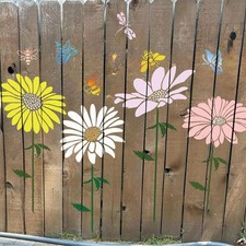 Large Flower Stencils for Painting on Walls   12x14 Inch Jumbo Reusable large