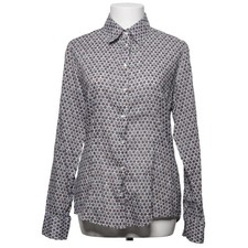 Pia Jessen, Hemd, Größe: 40, Weiß/Mehrfarbig, Baumwolle, Medaillon, Damen #BsH