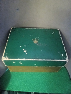 Vintage Rolex Box Inner & Outer Booklets Missing Insert 5 1/2" X 4 1/2" X 2 3/4"