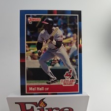 1988 Donruss - Mel Hall #342 Cleveland Indians 
