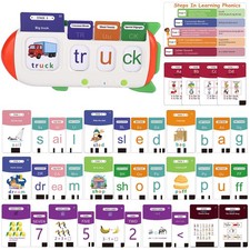 Phonics Flash Cards for Kids 3-8 - Learn to Read, Letter Sounds  Word Blending,