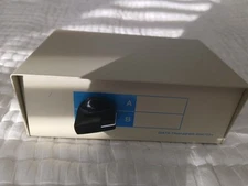 Vintage 2 Port Data Transfer  Switch Box A/B Position 