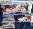 LEGO 7676 Star Wars: Republic Attack Gunship 100% Complete w/ instructions & Box
