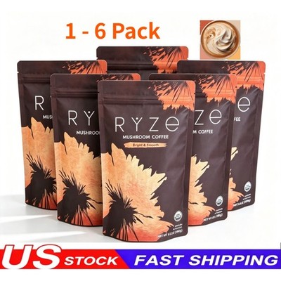 6/4/2PACK Mushroom Blend Instant Coffee Organic Formula 30 Servings Beverage NEW
