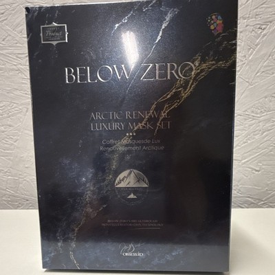 Below Zero Arctic Renewal Luxury Face Mask Set Hyaluronic Acid 24K Gold