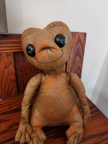 Oldtimer Kamar E.T. 1982 Puppe 9 Zoll Pleather Universal City Studio Plüsch! Abplatzung - Bild 1 von 4