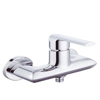 Duscharmatur Bad Wasserhahn Brause Dusche Armatur Aufputz Wandmontage