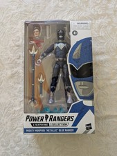 Power Rangers Lightning Collection Mighty Morphin Metallic Blue Ranger Sealed