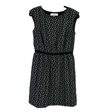 Loft Women's Sleeveless Dress Size S Green Black 