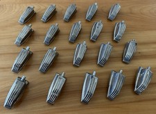 Vintage lata 1960-te Ludwig Duża klasyczna luga perkusyjna zestaw 20 niklowych 2243 uchwytów (#2)