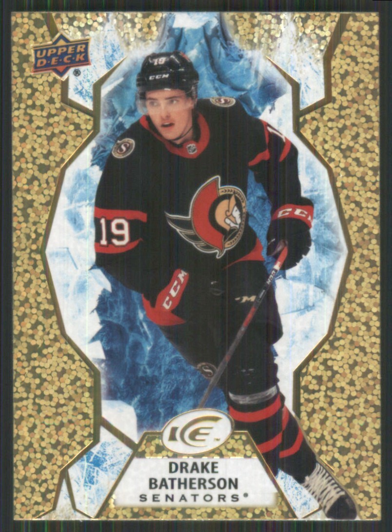 2021-22 Upper Deck Ice Gold #7 Drake Batherson Ottawa Senators TW1721