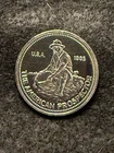 1985 Engelhard 1/4 OZ American Prospector .999 silver round rare low mintage