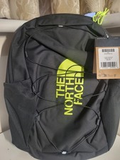 Image of the north face youth court Jester Asphalt Grey/LED Yellow" backpack