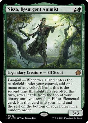 Nissa, Resurgent Animist March of the Machine: The Aftermath 22 FOIL Near Mint