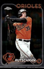 Adley Rutschman 2024 Topps Chrome #80 Orioles MLB READ FREE SHIP AutographDen