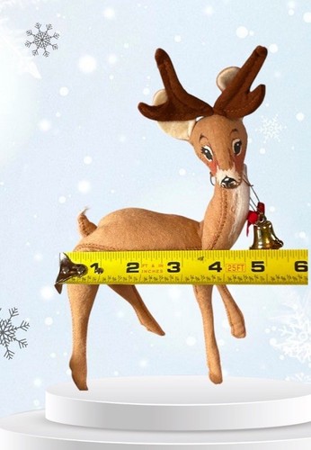 VINTAGE 1965 ANNALEE MOBILITE CHRISTMAS REINDEER - Picture 6 of 6