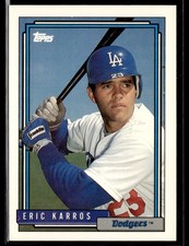 1992 Topps #194 Eric Karros Baseball Card 1403N