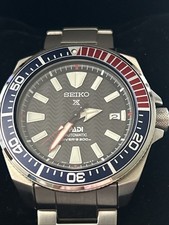 SEIKO ProspeX PADI SRPB99K1 Samurai Automatic Diver's Watch Steel Date Pepsi NOS