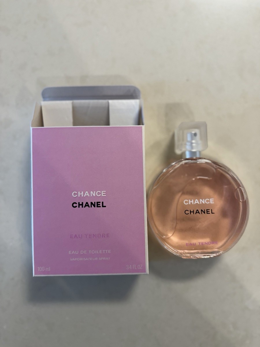 Chanel Chance Eau Tendre EDT 100ml / 3.4oz Spray – 100% Authentic