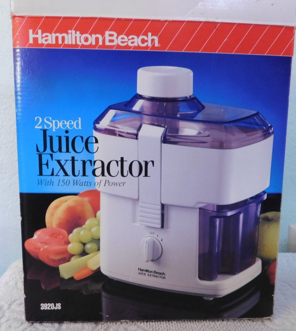 Hamilton Beach 3920JS Juice Extractor Received as a Gift NEVER USED - no manual