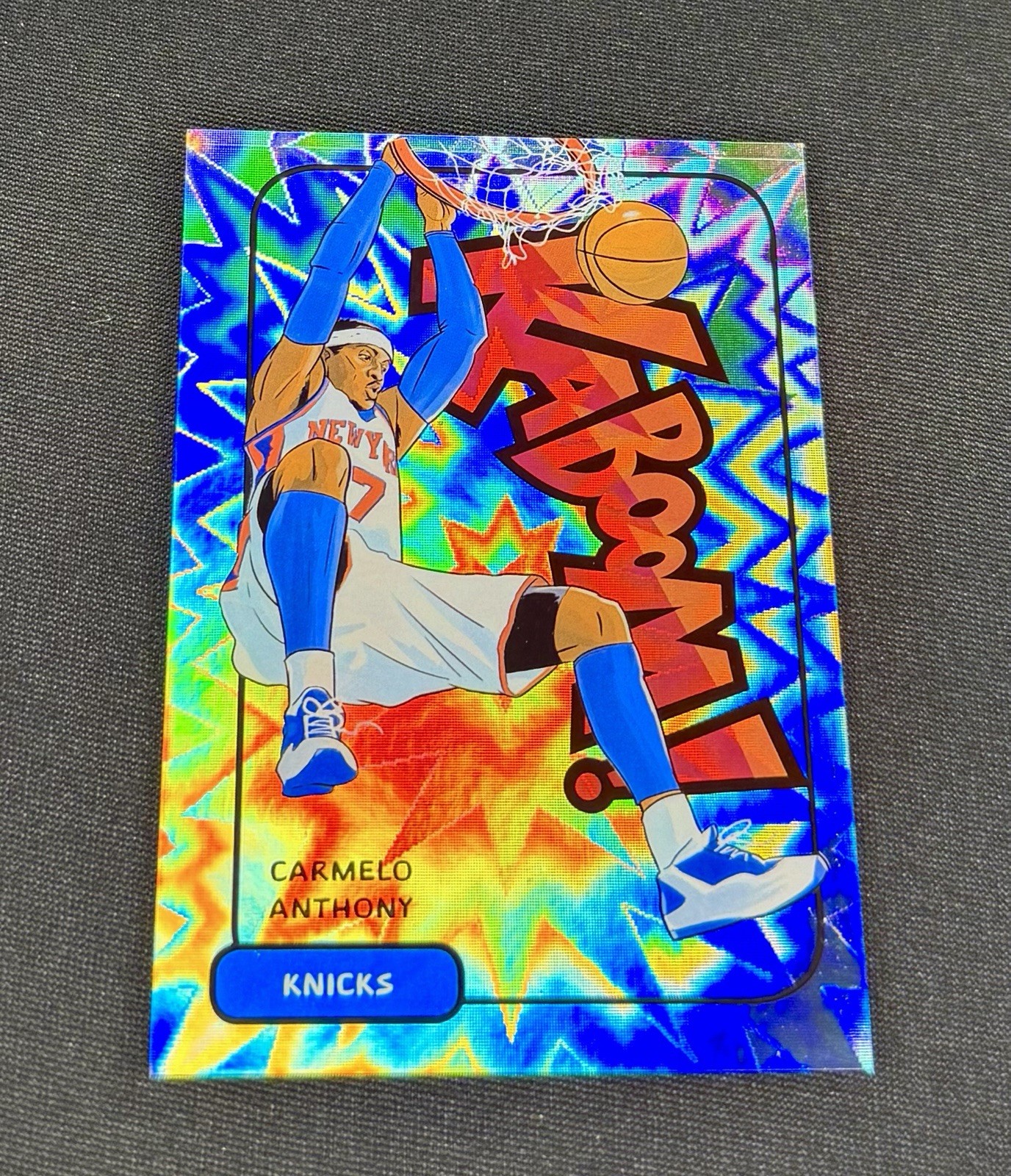 2016 Carmelo Anthony Panini Excalibur Kaboom Vertical Holo #15 KABOOM! SP MELO