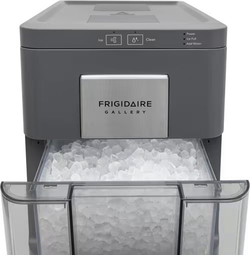 Frigidaire Gallery 44-lb Touchscreen Countertop Nugget Ice Maker with Self-Clean