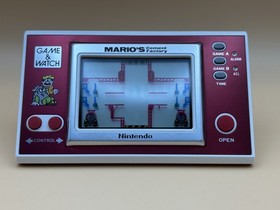 Nintendo Game & Watch MARIO'S CEMENT FACTORY ML-02 1983 New Old Stock
