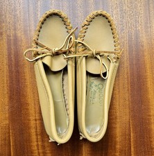 Rare Early Quoddy Leather Moccasins Women s Size 6 Near Mint Cond 1960s Maine