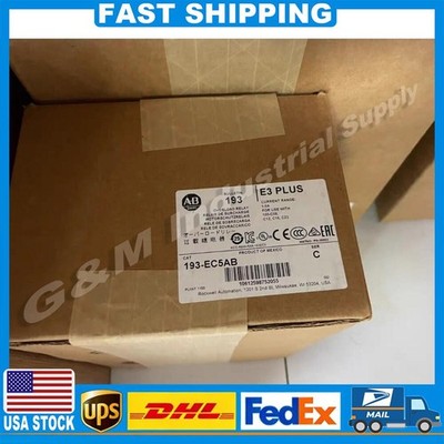 New AB 193-EC5AB Overload Relay E3 Plus w/ Voltage Monitoring US Free Tax