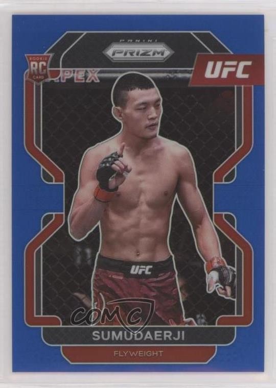 2022 Panini Prizm UFC Blue Prizm 33/199 Sumudaerji #114 Rookie RC mr1