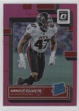 2022 Panini Donruss Optic Rated Rookie Pink Prizm Arnold Ebiketie #261 10y9