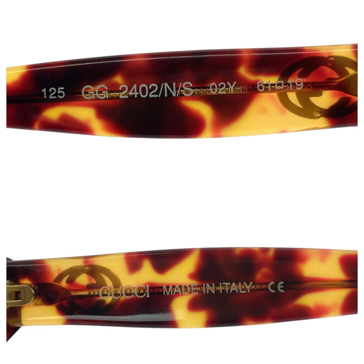 GUCCI Sunglasses Tortoiseshell Patterned Brown GG… - image 7