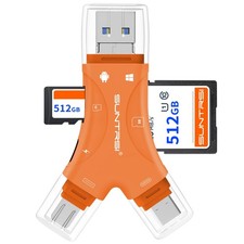 SD Card Reader for iPhone/ipad/Android/Mac/Computer/Camera,4 in1 Micro SD Car...