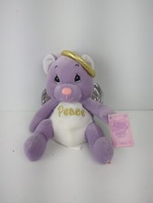 Precious Moments Plush Peace Bear Tender Tails by Enesco Beanie 7"