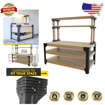 Innovative DIY Workbench and Shelving System - Simple Assembly & Robust Design