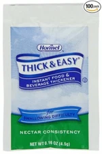 Food and Beverage Thickener Thick & Easy 4.5 Gram Unflavored Nectar 200 Count