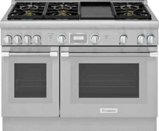 Thermador PRG486WDH 48 Inch Freestanding Gas Smart Range with 6 Sealed Burners