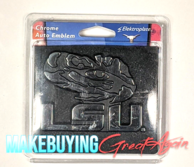 LSU Tiger Eye Metal Auto Emblem – Officially Licensed, 3.5 Inches, Strong Adhesive Back - View #11