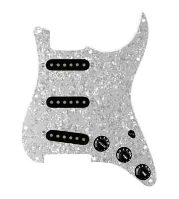 920D Custom Texas Vintage Stratocaster 5 Way Loaded Pickguard White Pearl/Black