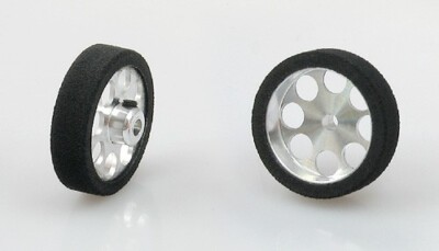 * TOP Tuning *  Kompletträder Ø27,5x9mm harte Moosgummi für vorne, für 3mm Achse
