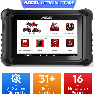 2026 ANCEL MT700 Für BMW Yamaha Honda Profi Motorrad Diagnosegerät OBD2 Scanner