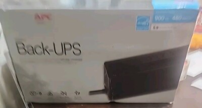APC Back-UPS BVN900M1 900VA Battery Backup, Surge Protector, 9-Outlets, Black