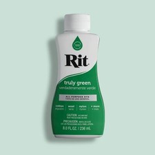 Rit Liquid Dye Clothing, Fabric, Plastic All Purpose Dye Truly Green Ritdye