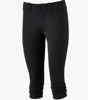 Mizuno Girls Softball Pants Black Youth Size Small BRAND NEW