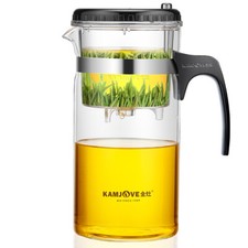 Teekanne 1200ml große Teeservice Filtersieb Tee/Kaffee herausnehmbarem Einsatz 