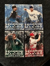 2018 Topps Series 1, 2, Update LEGENDS IN THE MAKING COLOR BLUE BLACK - YOU PICK
