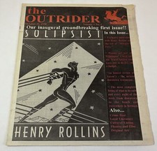 October 22, 1998 regional Wilmington NC magazine ~Outrider V.1 #1~ HENRY ROLLINS