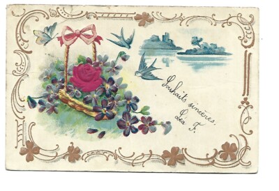 Fantasy - Waffle - Violet Basket - Rose Velvet - Swallows