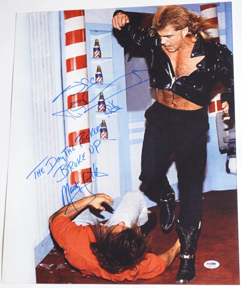 Shawn Michaels & Marty Jannetty Signed 16x20 Photo PSA/DNA COA WWE The Rockers 0 - Image 2 of 4